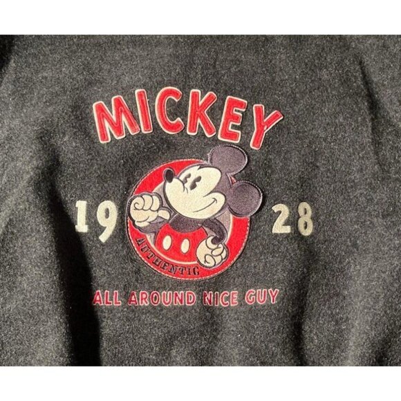 Vtg Disney Store Exclusive Mickey Mouse Varsity Wool Blend Jacket, Size Medium - Picture 3 of 4
